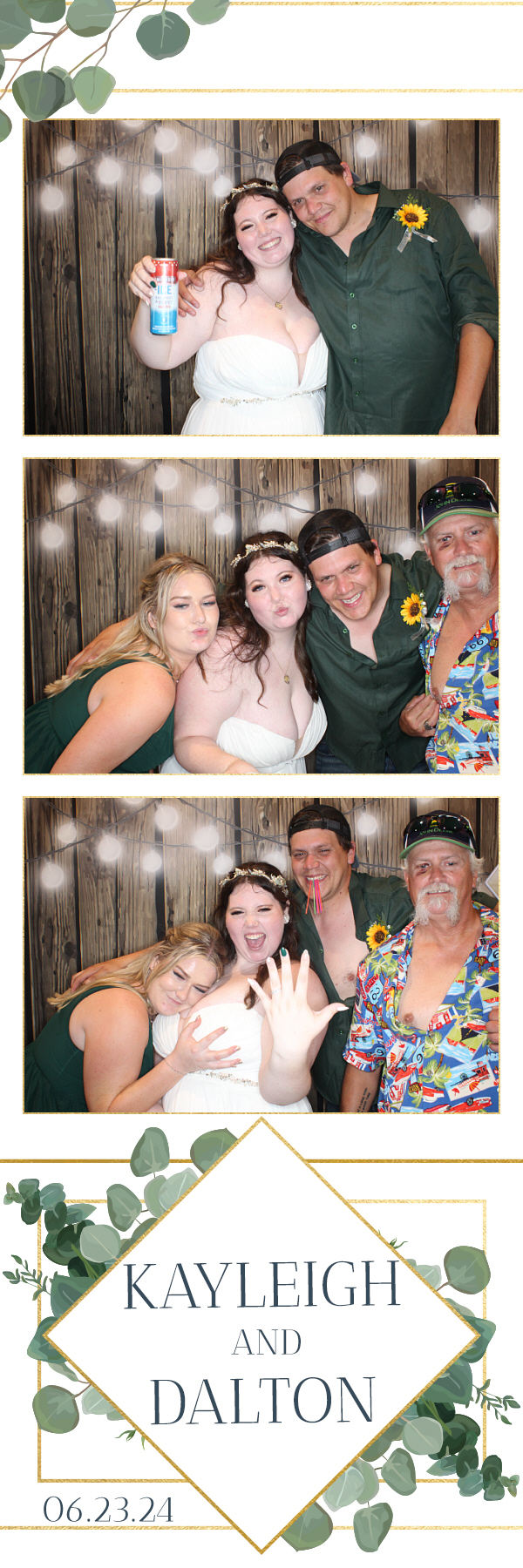 Kayleigh and Dalton's Wedding | View more photos from the event at gallery.photoboothbillings.com/u/PhotoBoothBillings/Kayleigh-and-Daltons-Wedding