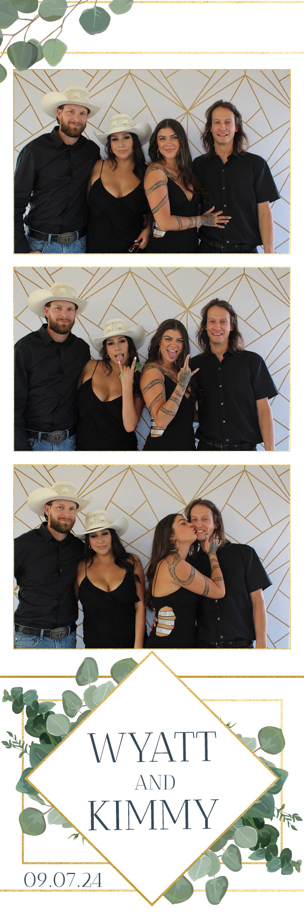 Kimmy and Wyatt's Wedding | View more photos from the event at gallery.photoboothbillings.com/u/PhotoBoothBillings/Kimmy-and-Wyatts-Wedding