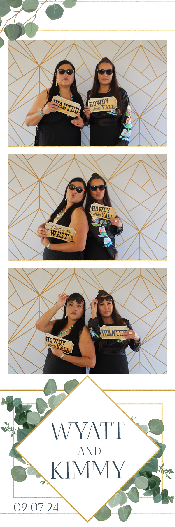 Kimmy and Wyatt's Wedding | View more photos from the event at gallery.photoboothbillings.com/u/PhotoBoothBillings/Kimmy-and-Wyatts-Wedding