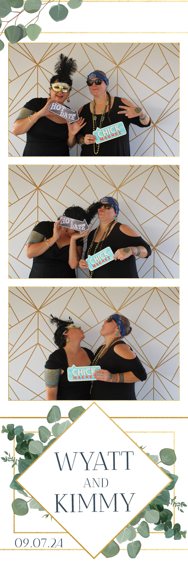 Kimmy and Wyatt's Wedding | View more photos from the event at gallery.photoboothbillings.com/u/PhotoBoothBillings/Kimmy-and-Wyatts-Wedding