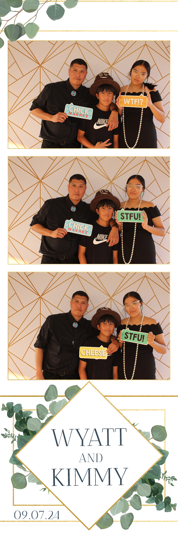 Kimmy and Wyatt's Wedding | View more photos from the event at gallery.photoboothbillings.com/u/PhotoBoothBillings/Kimmy-and-Wyatts-Wedding