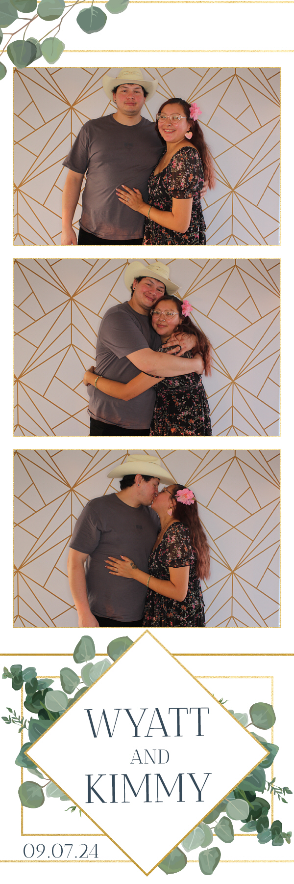 Kimmy and Wyatt's Wedding | View more photos from the event at gallery.photoboothbillings.com/u/PhotoBoothBillings/Kimmy-and-Wyatts-Wedding