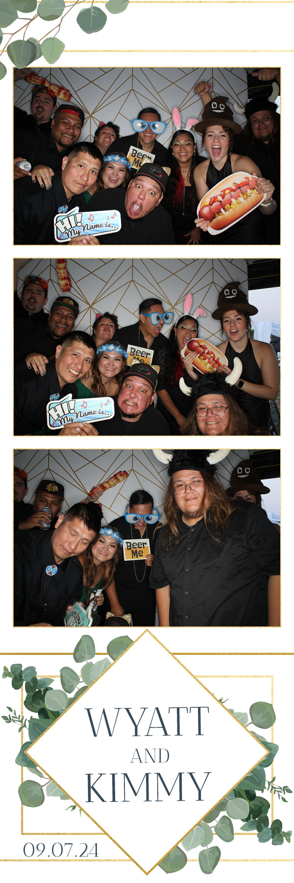 Kimmy and Wyatt's Wedding | View more photos from the event at gallery.photoboothbillings.com/u/PhotoBoothBillings/Kimmy-and-Wyatts-Wedding