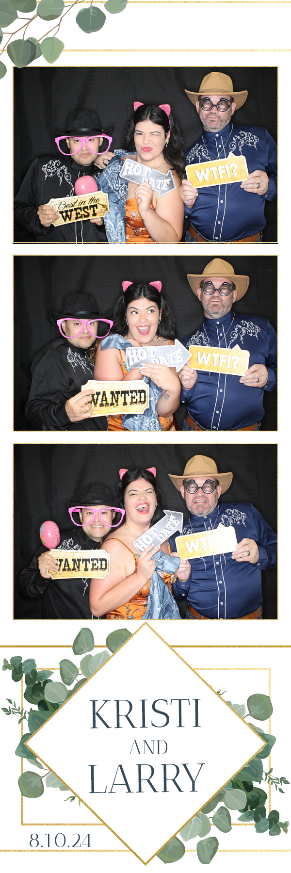 Larry and Kristi's Wedding | View more photos from the event at gallery.photoboothbillings.com/u/PhotoBoothBillings/Larry-and-Kristis-Wedding