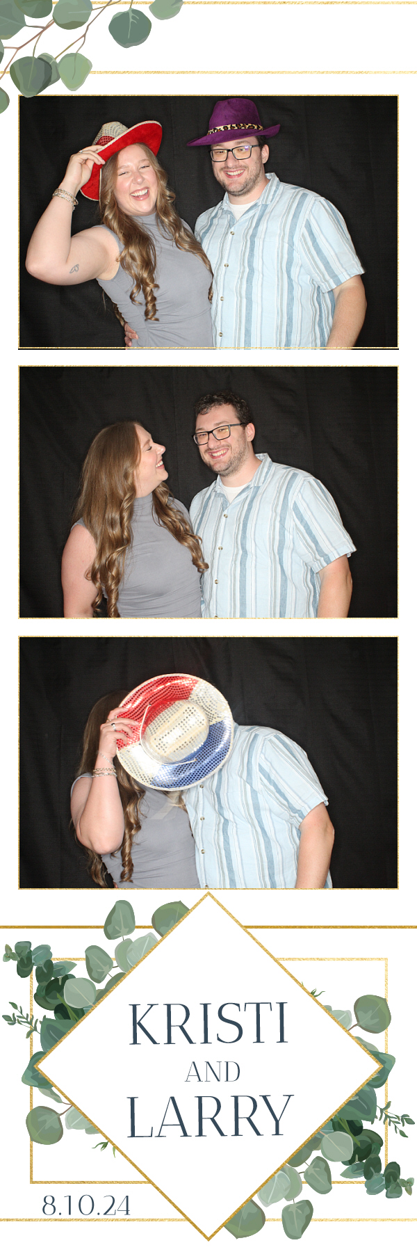 Larry and Kristi's Wedding | View more photos from the event at gallery.photoboothbillings.com/u/PhotoBoothBillings/Larry-and-Kristis-Wedding
