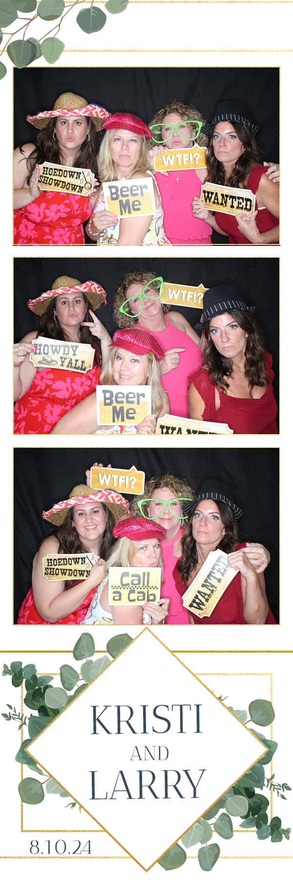 Larry and Kristi's Wedding | View more photos from the event at gallery.photoboothbillings.com/u/PhotoBoothBillings/Larry-and-Kristis-Wedding