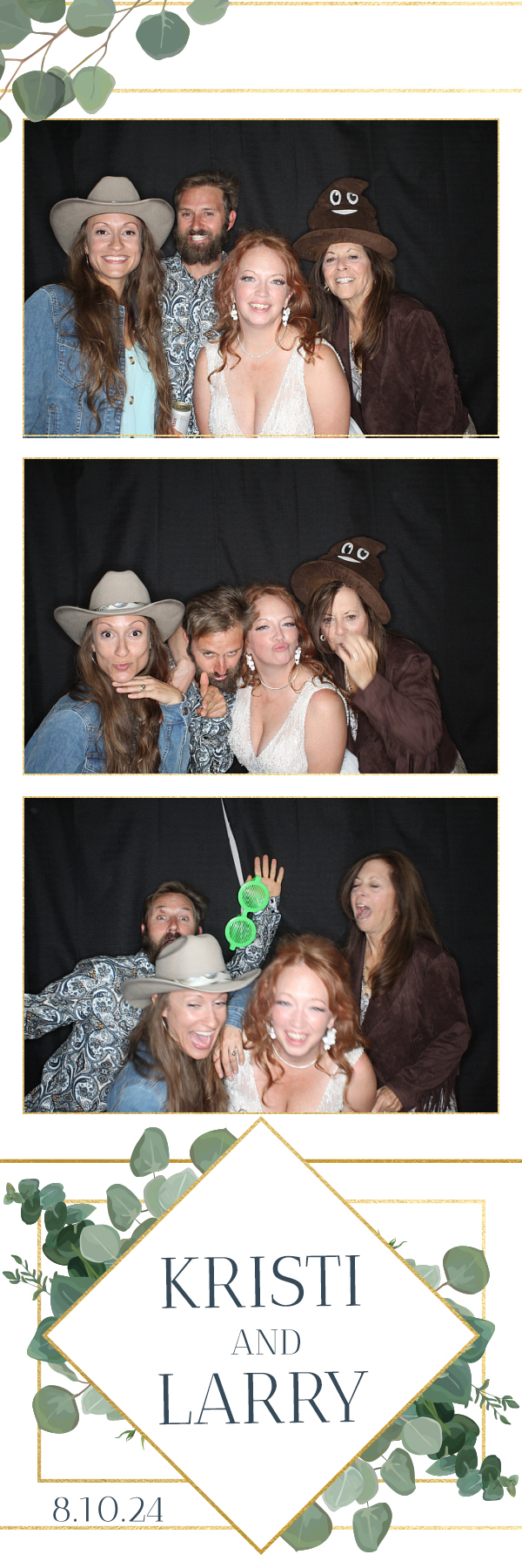 Larry and Kristi's Wedding | View more photos from the event at gallery.photoboothbillings.com/u/PhotoBoothBillings/Larry-and-Kristis-Wedding