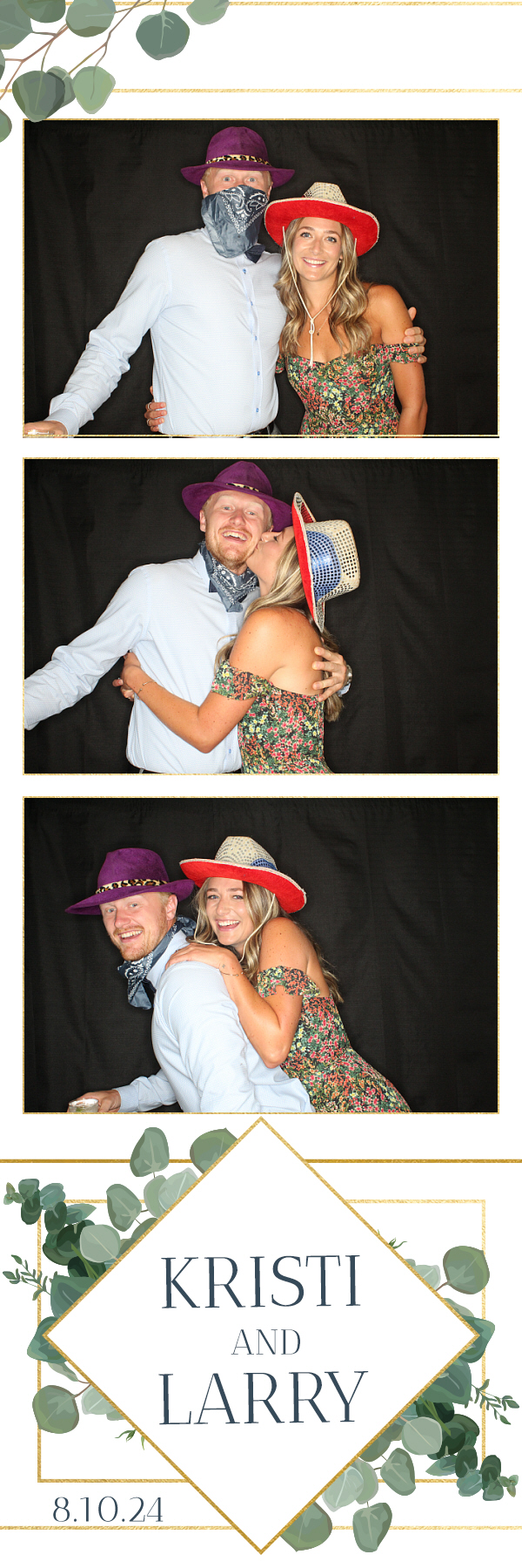 Larry and Kristi's Wedding | View more photos from the event at gallery.photoboothbillings.com/u/PhotoBoothBillings/Larry-and-Kristis-Wedding