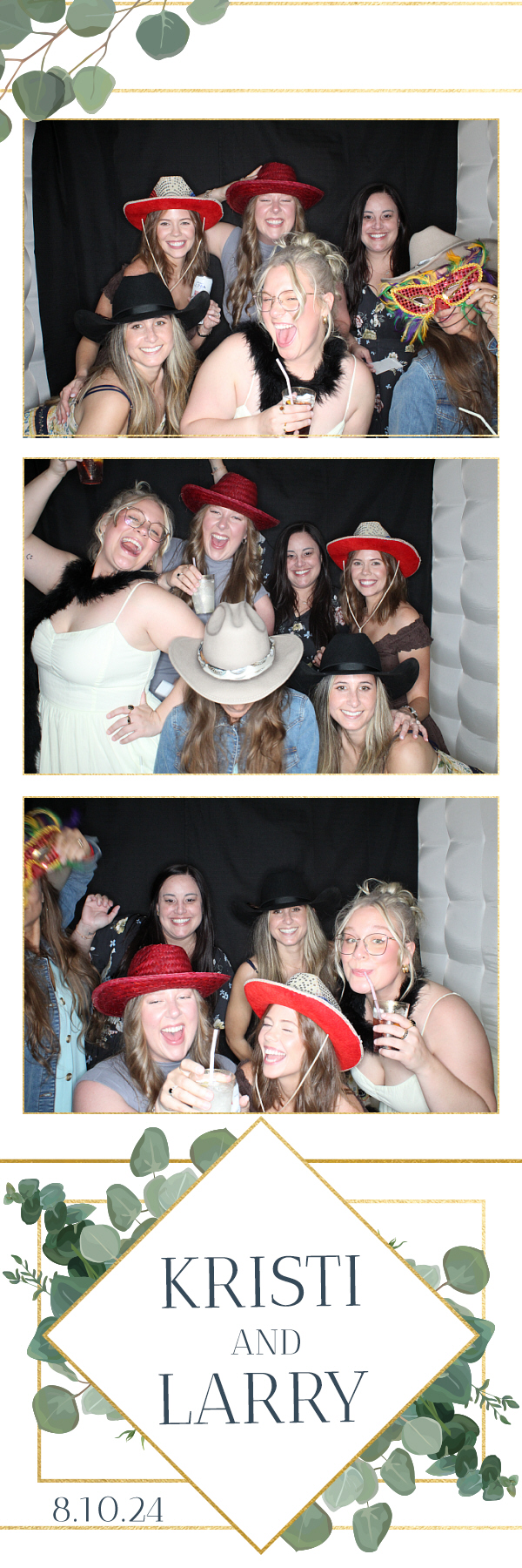 Larry and Kristi's Wedding | View more photos from the event at gallery.photoboothbillings.com/u/PhotoBoothBillings/Larry-and-Kristis-Wedding