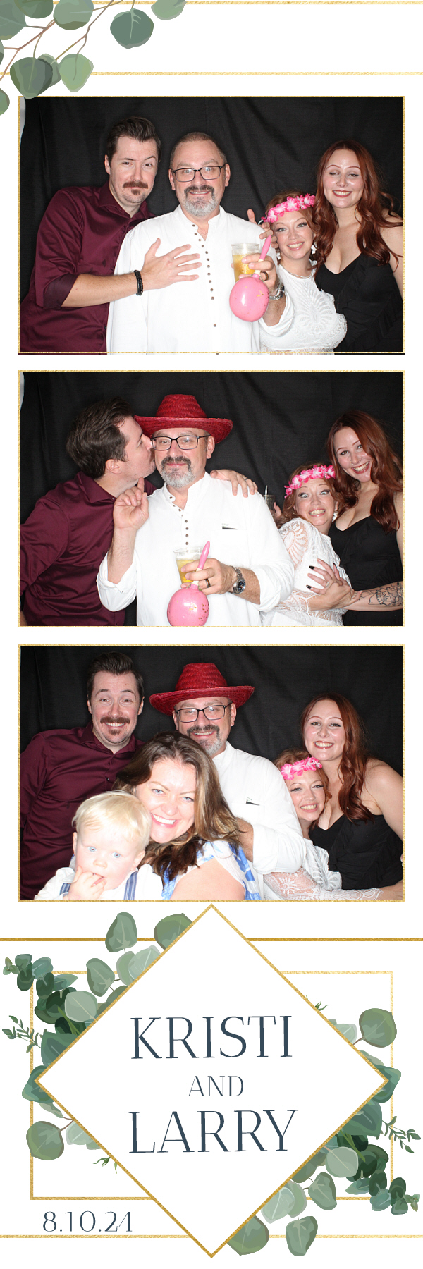 Larry and Kristi's Wedding | View more photos from the event at gallery.photoboothbillings.com/u/PhotoBoothBillings/Larry-and-Kristis-Wedding