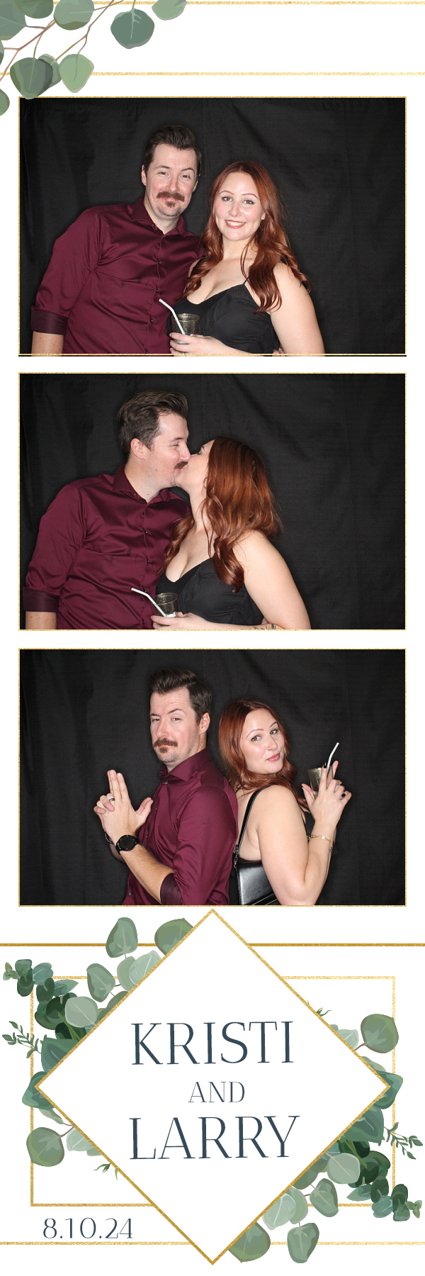 Larry and Kristi's Wedding | View more photos from the event at gallery.photoboothbillings.com/u/PhotoBoothBillings/Larry-and-Kristis-Wedding