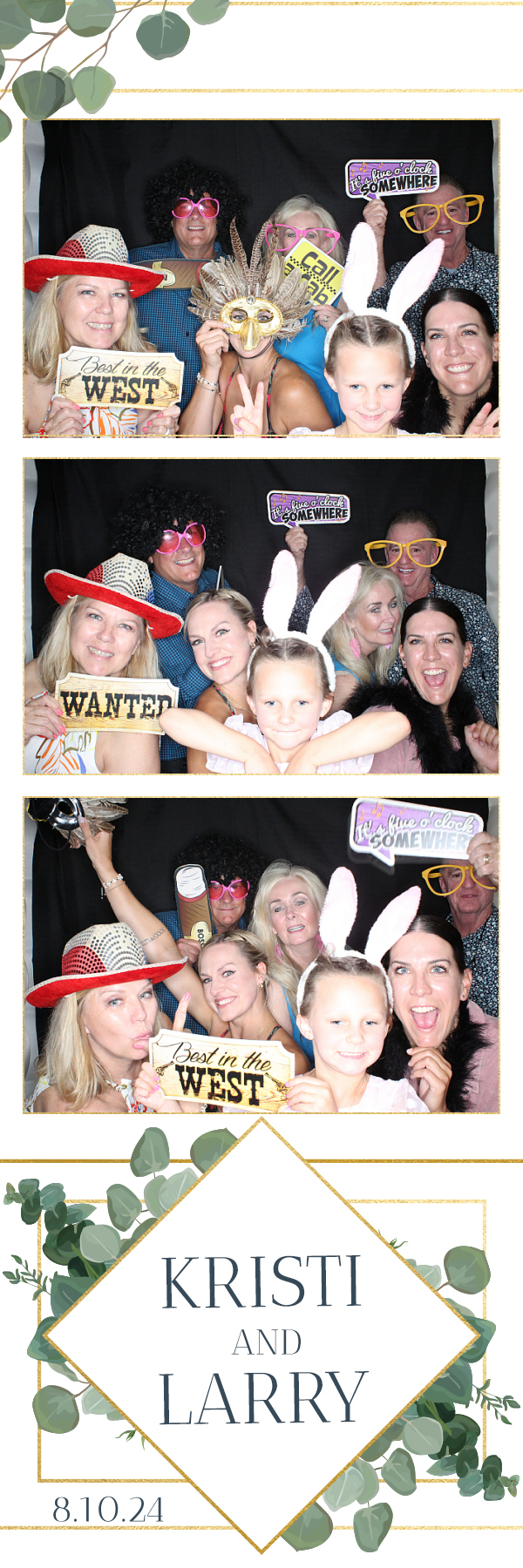 Larry and Kristi's Wedding | View more photos from the event at gallery.photoboothbillings.com/u/PhotoBoothBillings/Larry-and-Kristis-Wedding