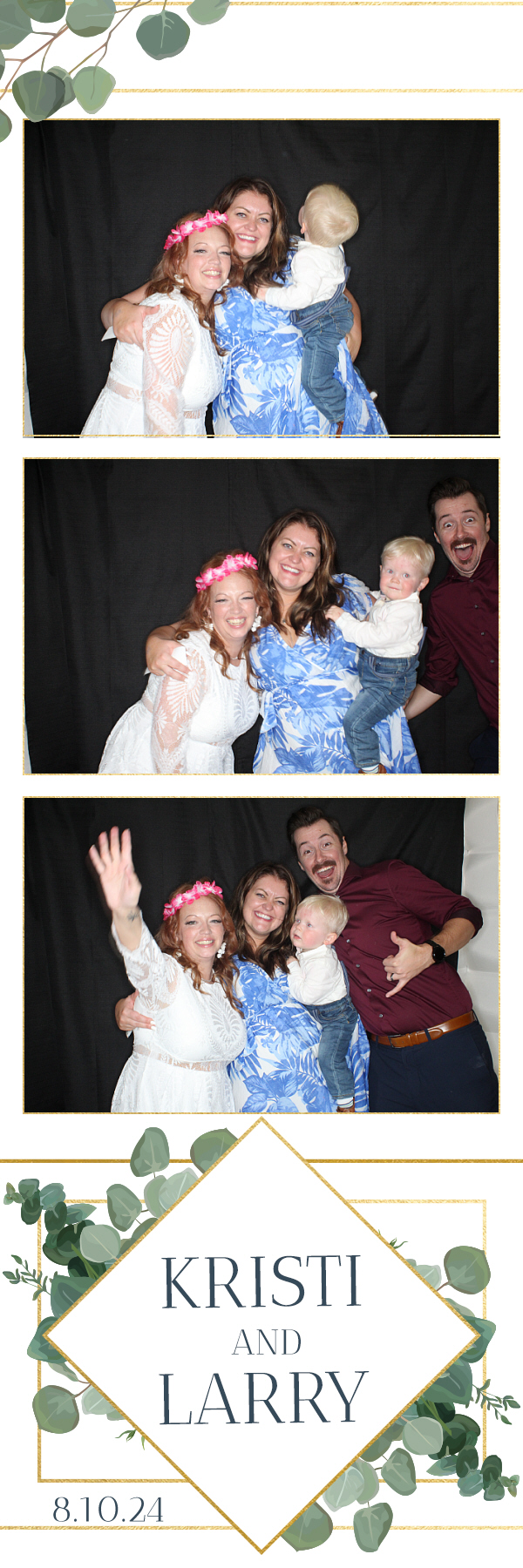 Larry and Kristi's Wedding | View more photos from the event at gallery.photoboothbillings.com/u/PhotoBoothBillings/Larry-and-Kristis-Wedding
