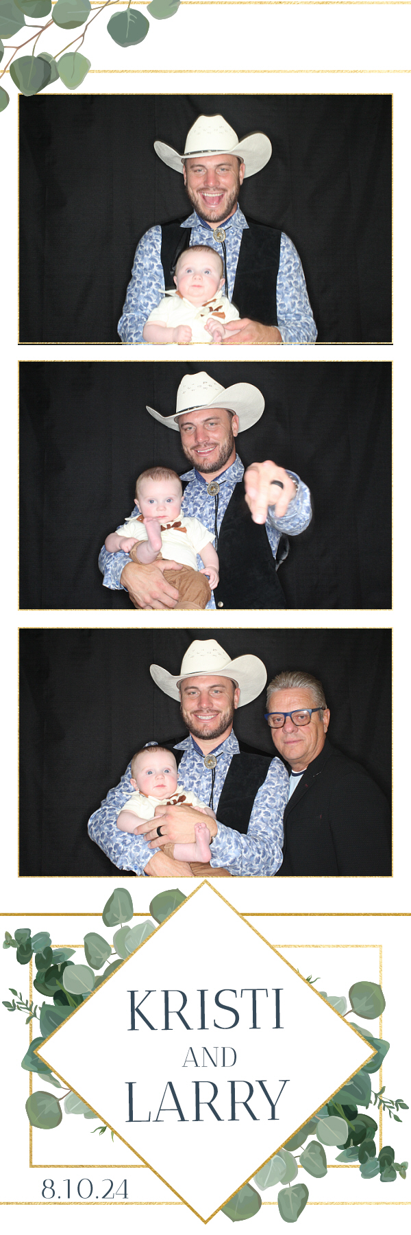 Larry and Kristi's Wedding | View more photos from the event at gallery.photoboothbillings.com/u/PhotoBoothBillings/Larry-and-Kristis-Wedding