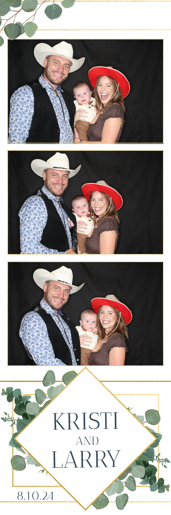 Larry and Kristi's Wedding | View more photos from the event at gallery.photoboothbillings.com/u/PhotoBoothBillings/Larry-and-Kristis-Wedding