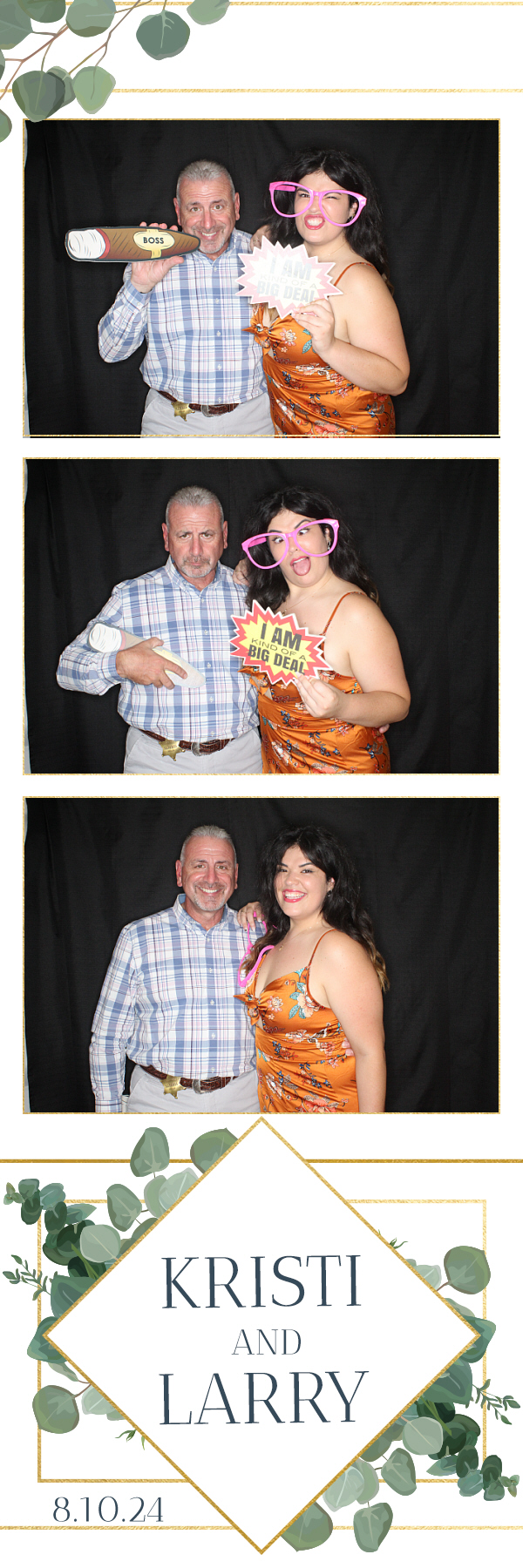 Larry and Kristi's Wedding | View more photos from the event at gallery.photoboothbillings.com/u/PhotoBoothBillings/Larry-and-Kristis-Wedding