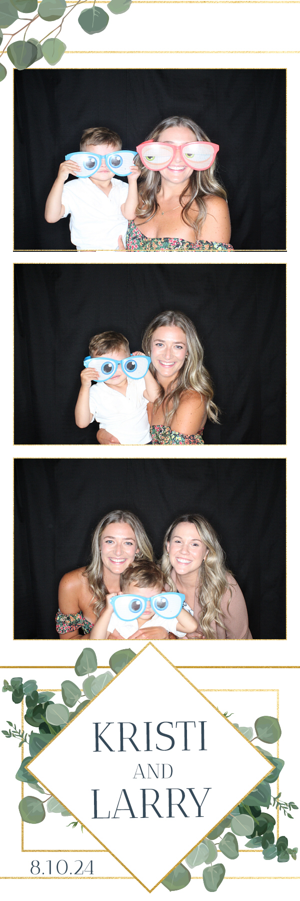 Larry and Kristi's Wedding | View more photos from the event at gallery.photoboothbillings.com/u/PhotoBoothBillings/Larry-and-Kristis-Wedding