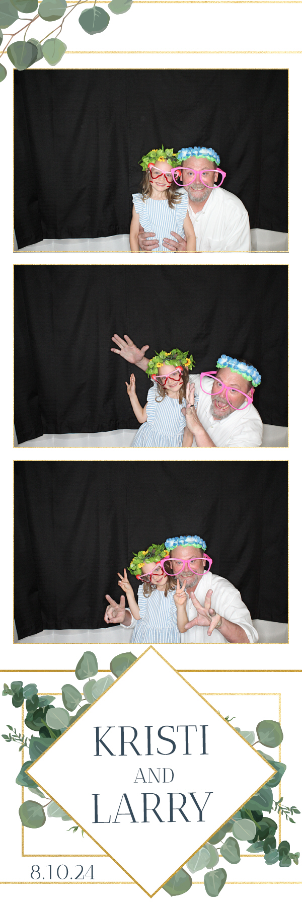 Larry and Kristi's Wedding | View more photos from the event at gallery.photoboothbillings.com/u/PhotoBoothBillings/Larry-and-Kristis-Wedding