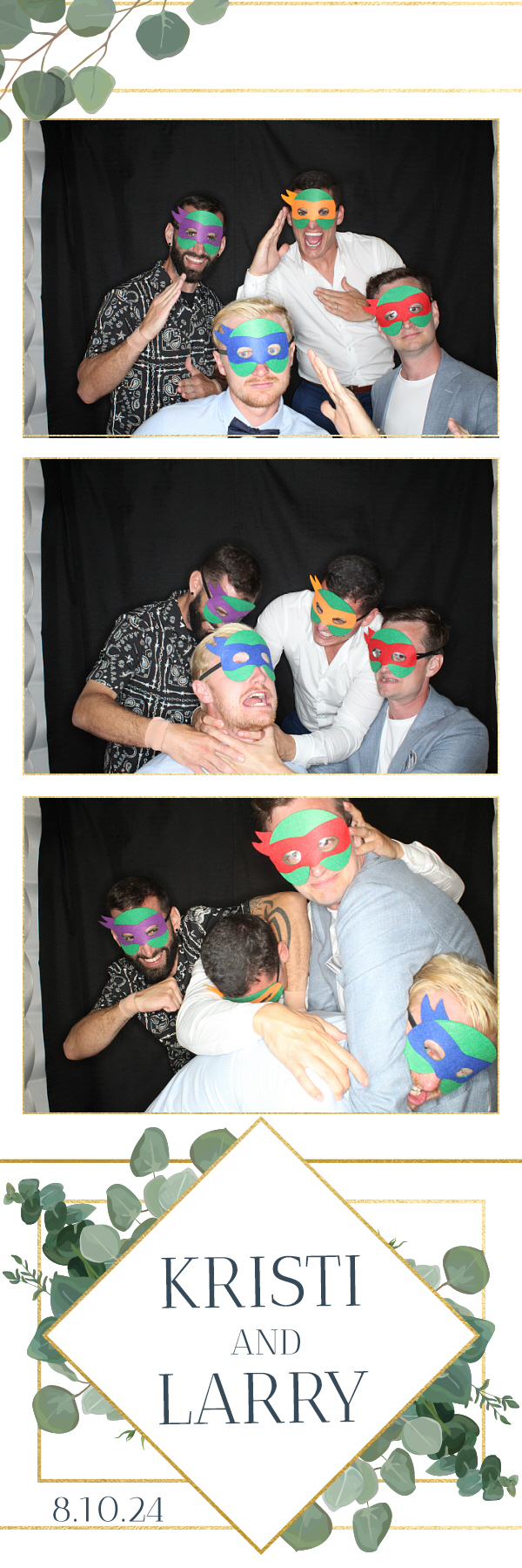 Larry and Kristi's Wedding | View more photos from the event at gallery.photoboothbillings.com/u/PhotoBoothBillings/Larry-and-Kristis-Wedding