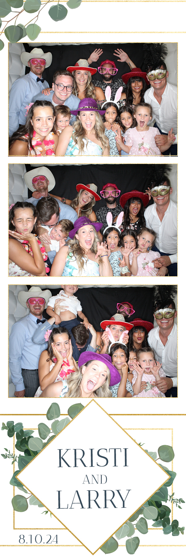 Larry and Kristi's Wedding | View more photos from the event at gallery.photoboothbillings.com/u/PhotoBoothBillings/Larry-and-Kristis-Wedding