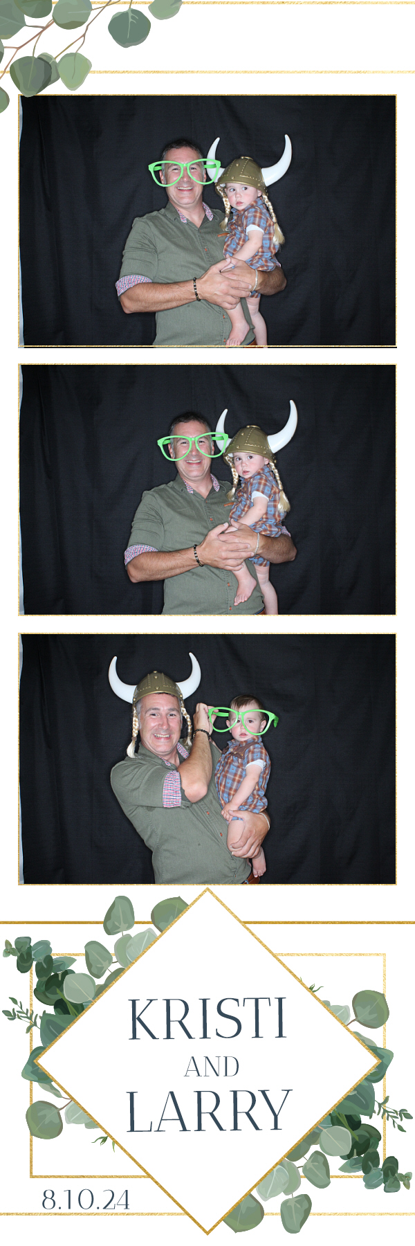 Larry and Kristi's Wedding | View more photos from the event at gallery.photoboothbillings.com/u/PhotoBoothBillings/Larry-and-Kristis-Wedding