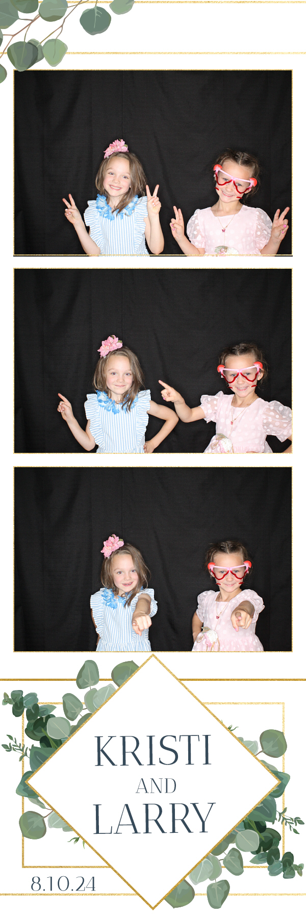 Larry and Kristi's Wedding | View more photos from the event at gallery.photoboothbillings.com/u/PhotoBoothBillings/Larry-and-Kristis-Wedding