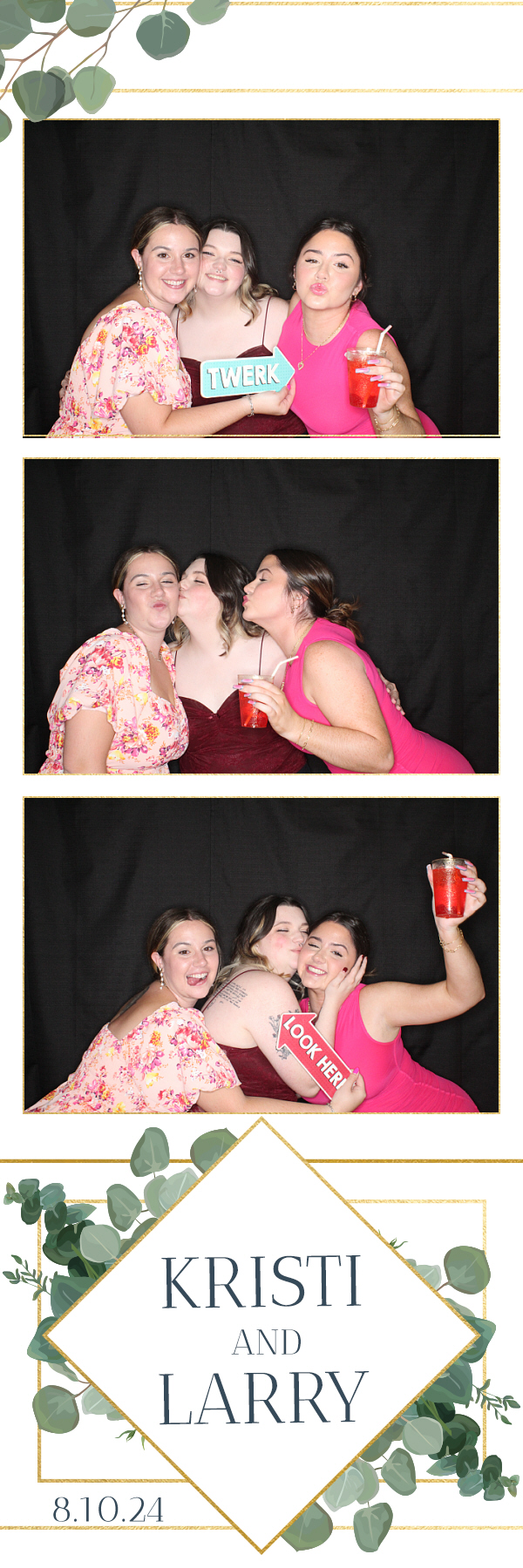 Larry and Kristi's Wedding | View more photos from the event at gallery.photoboothbillings.com/u/PhotoBoothBillings/Larry-and-Kristis-Wedding