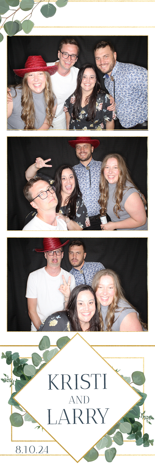 Larry and Kristi's Wedding | View more photos from the event at gallery.photoboothbillings.com/u/PhotoBoothBillings/Larry-and-Kristis-Wedding