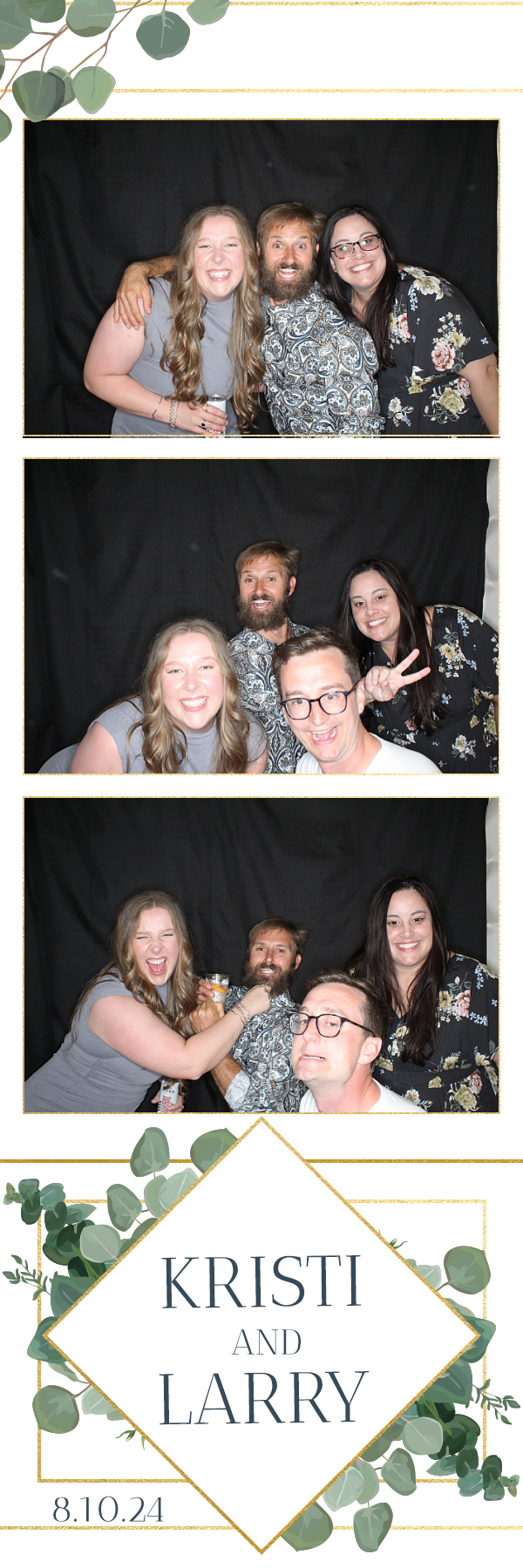 Larry and Kristi's Wedding | View more photos from the event at gallery.photoboothbillings.com/u/PhotoBoothBillings/Larry-and-Kristis-Wedding