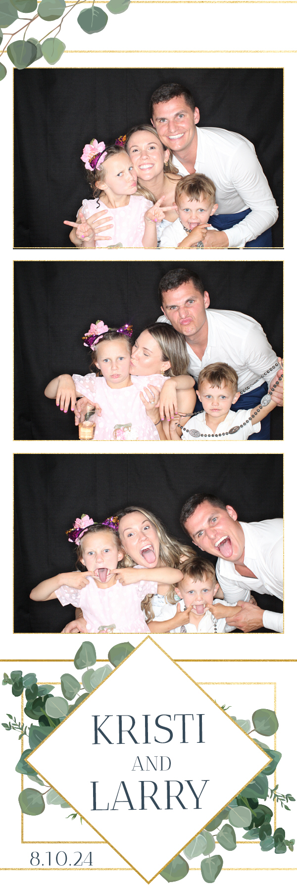 Larry and Kristi's Wedding | View more photos from the event at gallery.photoboothbillings.com/u/PhotoBoothBillings/Larry-and-Kristis-Wedding