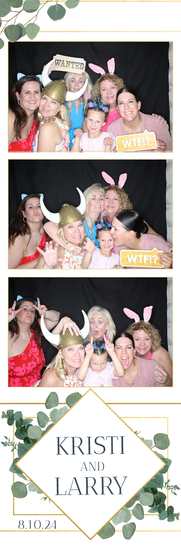Larry and Kristi's Wedding | View more photos from the event at gallery.photoboothbillings.com/u/PhotoBoothBillings/Larry-and-Kristis-Wedding