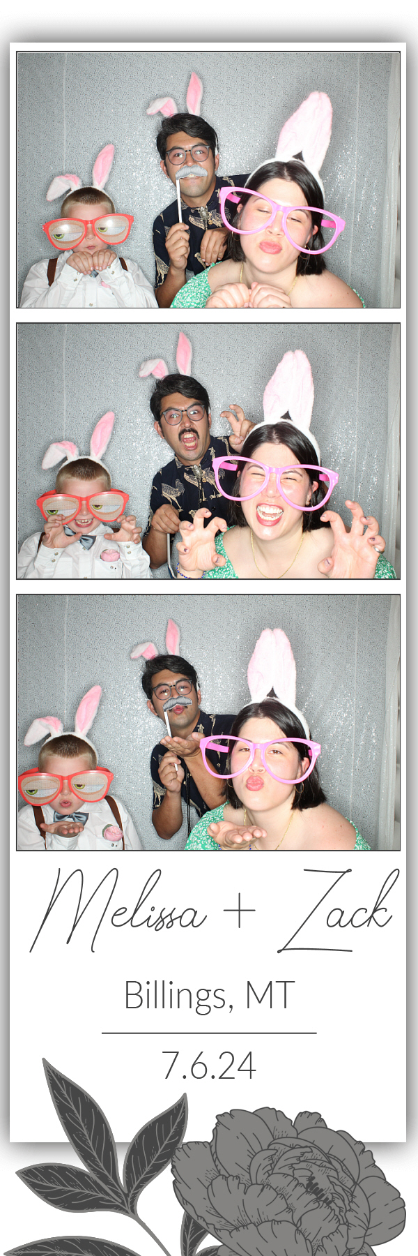 Melissa and Zack's Wedding | View more photos from the event at gallery.photoboothbillings.com/u/PhotoBoothBillings/Melissa-and-Zacks-Wedding
