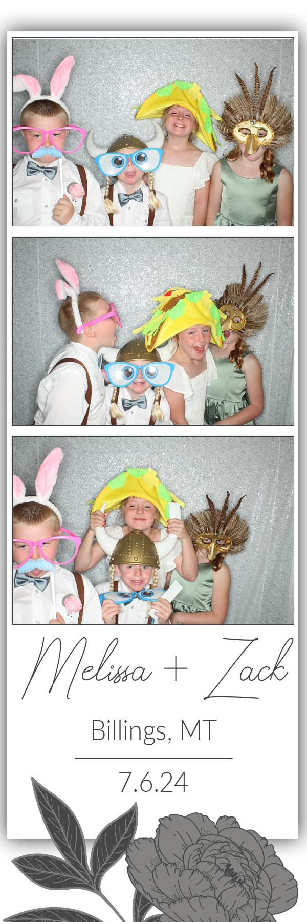 Melissa and Zack's Wedding | View more photos from the event at gallery.photoboothbillings.com/u/PhotoBoothBillings/Melissa-and-Zacks-Wedding