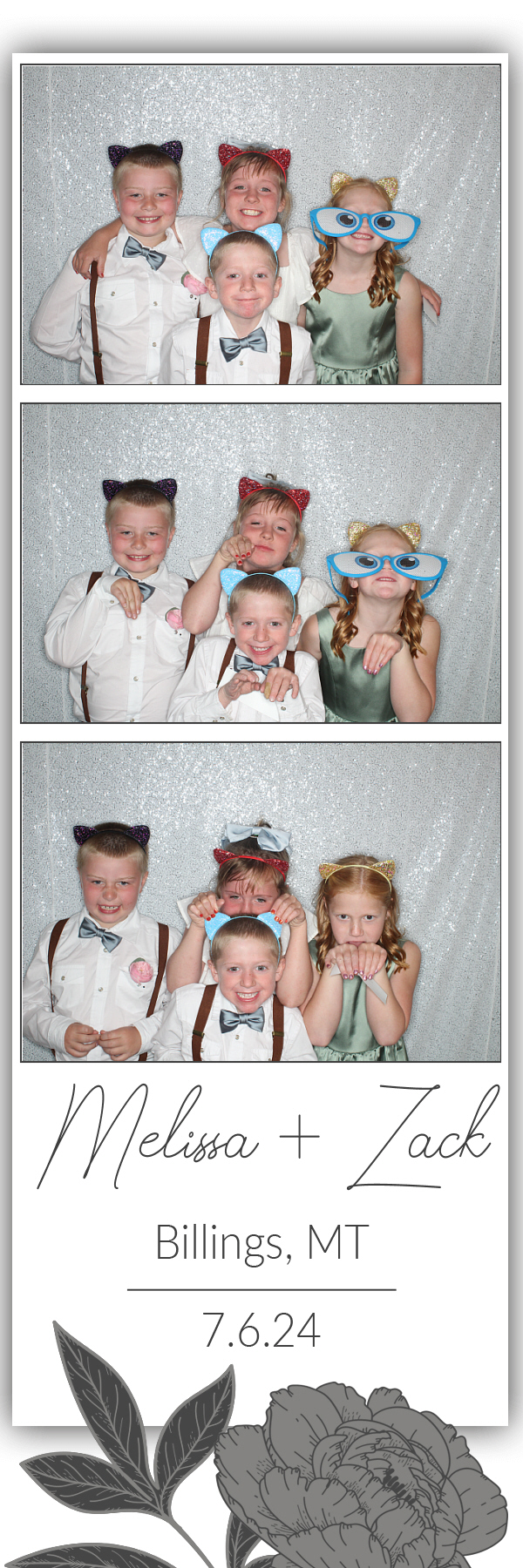 Melissa and Zack's Wedding | View more photos from the event at gallery.photoboothbillings.com/u/PhotoBoothBillings/Melissa-and-Zacks-Wedding