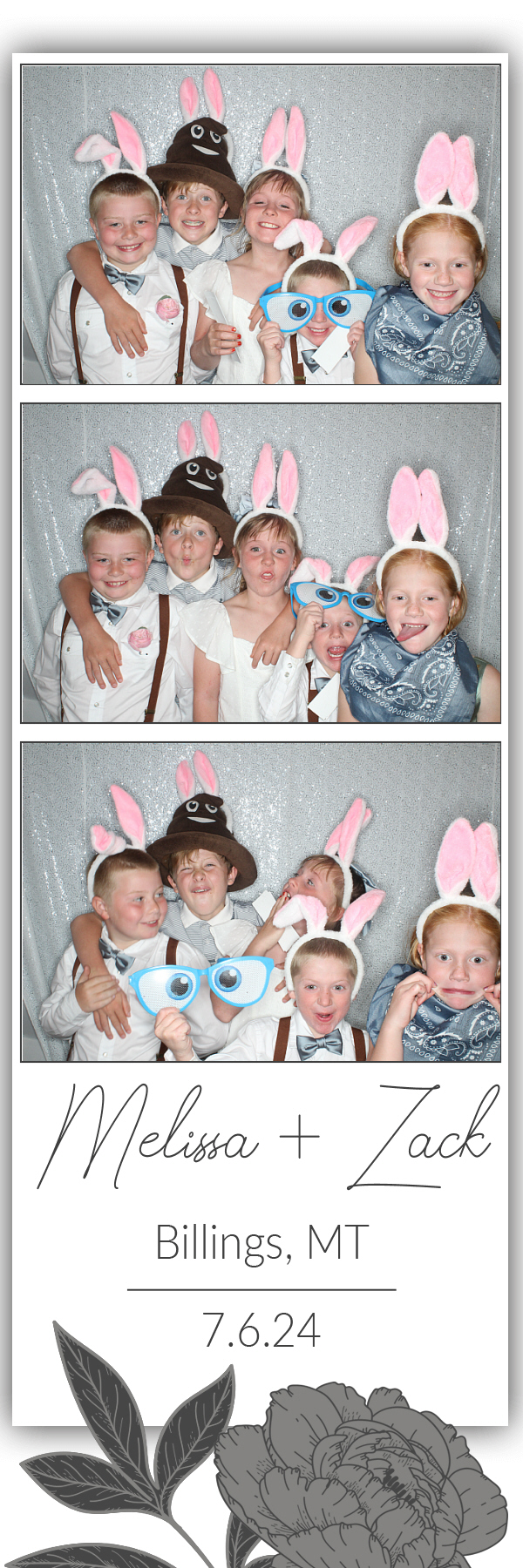 Melissa and Zack's Wedding | View more photos from the event at gallery.photoboothbillings.com/u/PhotoBoothBillings/Melissa-and-Zacks-Wedding