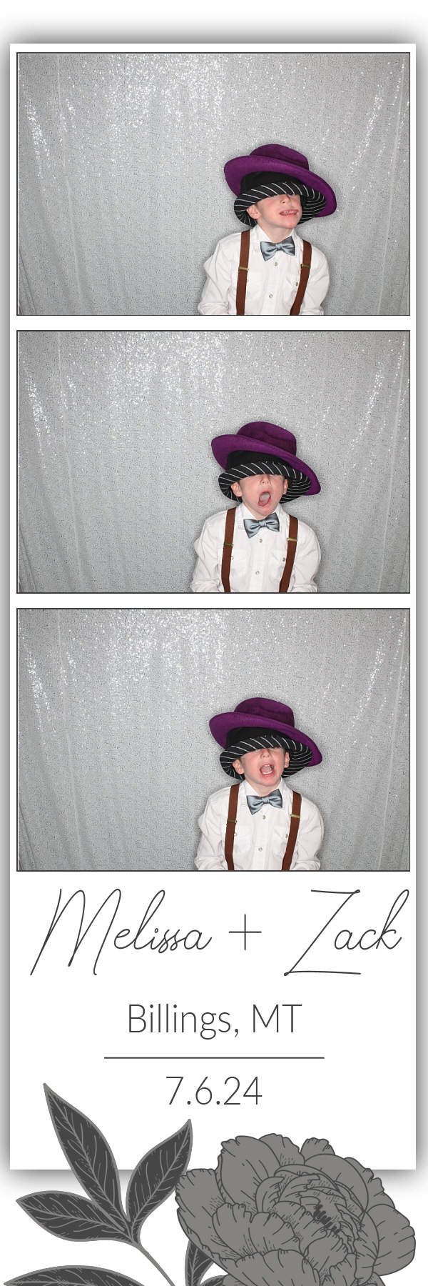 Melissa and Zack's Wedding | View more photos from the event at gallery.photoboothbillings.com/u/PhotoBoothBillings/Melissa-and-Zacks-Wedding