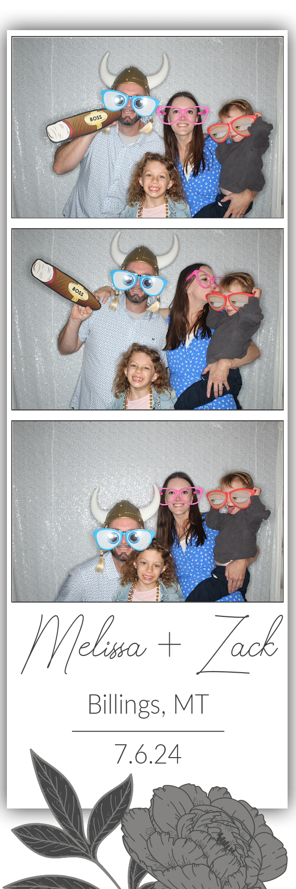 Melissa and Zack's Wedding | View more photos from the event at gallery.photoboothbillings.com/u/PhotoBoothBillings/Melissa-and-Zacks-Wedding