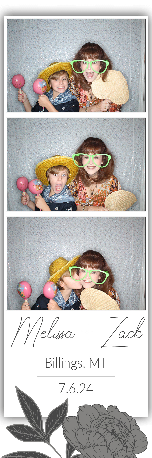 Melissa and Zack's Wedding | View more photos from the event at gallery.photoboothbillings.com/u/PhotoBoothBillings/Melissa-and-Zacks-Wedding