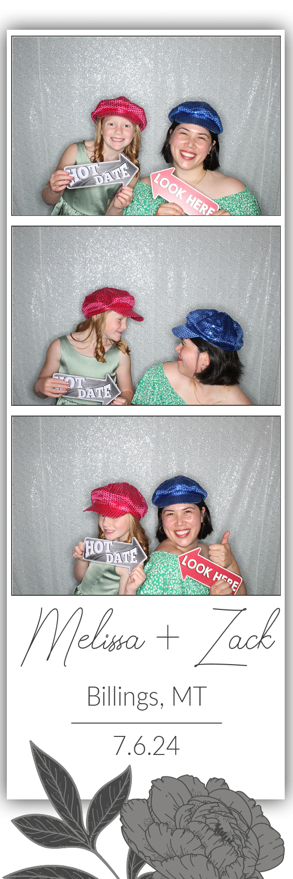 Melissa and Zack's Wedding | View more photos from the event at gallery.photoboothbillings.com/u/PhotoBoothBillings/Melissa-and-Zacks-Wedding