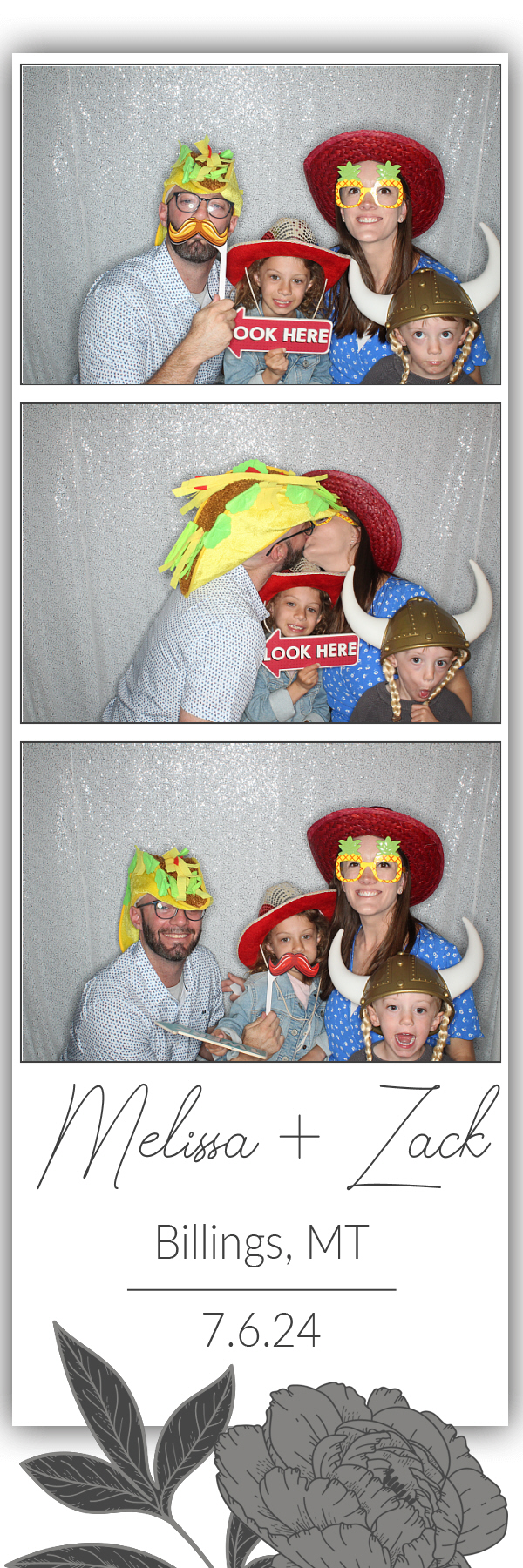 Melissa and Zack's Wedding | View more photos from the event at gallery.photoboothbillings.com/u/PhotoBoothBillings/Melissa-and-Zacks-Wedding