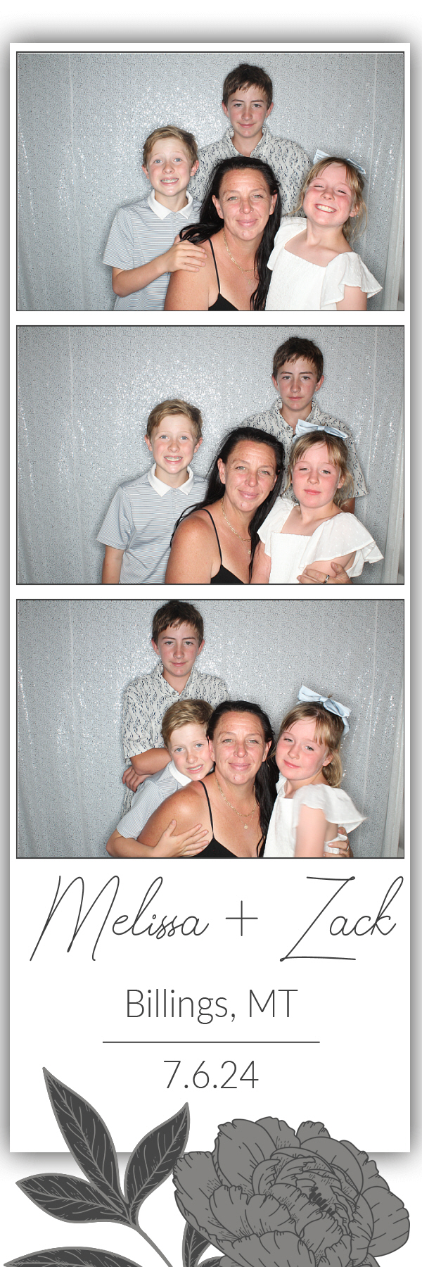 Melissa and Zack's Wedding | View more photos from the event at gallery.photoboothbillings.com/u/PhotoBoothBillings/Melissa-and-Zacks-Wedding