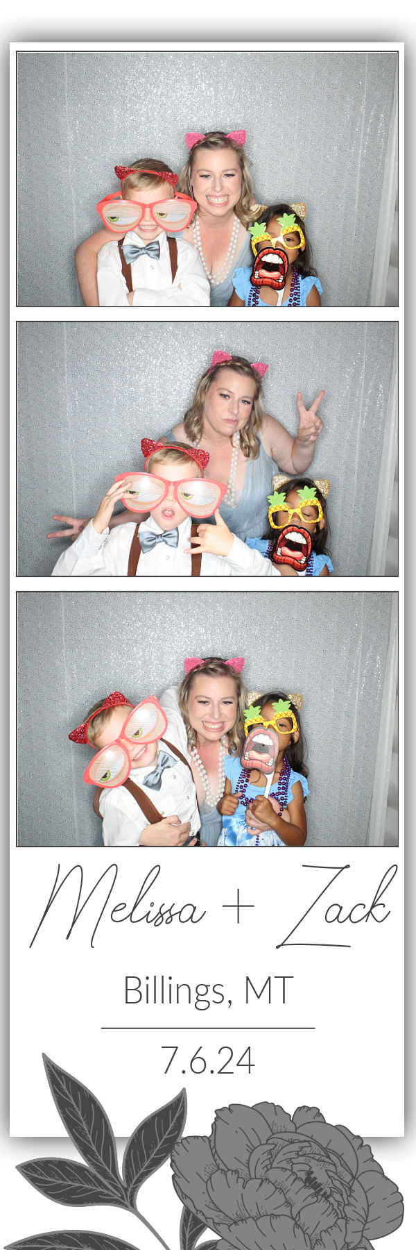 Melissa and Zack's Wedding | View more photos from the event at gallery.photoboothbillings.com/u/PhotoBoothBillings/Melissa-and-Zacks-Wedding