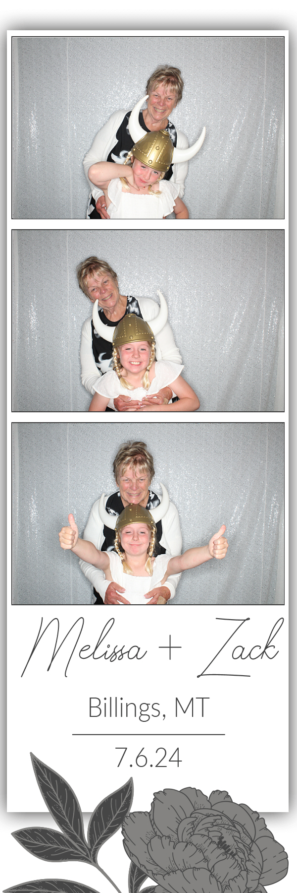 Melissa and Zack's Wedding | View more photos from the event at gallery.photoboothbillings.com/u/PhotoBoothBillings/Melissa-and-Zacks-Wedding