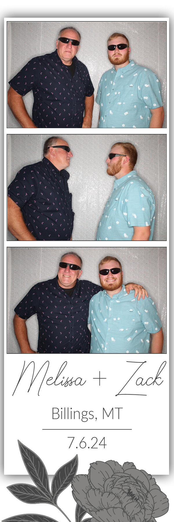 Melissa and Zack's Wedding | View more photos from the event at gallery.photoboothbillings.com/u/PhotoBoothBillings/Melissa-and-Zacks-Wedding
