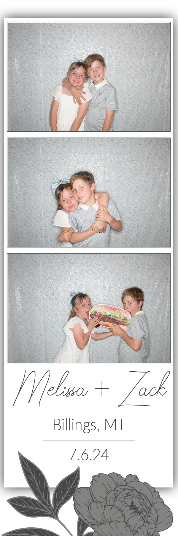 Melissa and Zack's Wedding | View more photos from the event at gallery.photoboothbillings.com/u/PhotoBoothBillings/Melissa-and-Zacks-Wedding