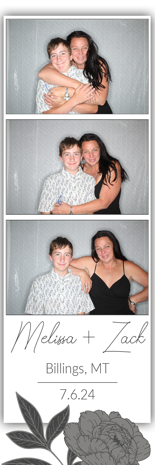 Melissa and Zack's Wedding | View more photos from the event at gallery.photoboothbillings.com/u/PhotoBoothBillings/Melissa-and-Zacks-Wedding