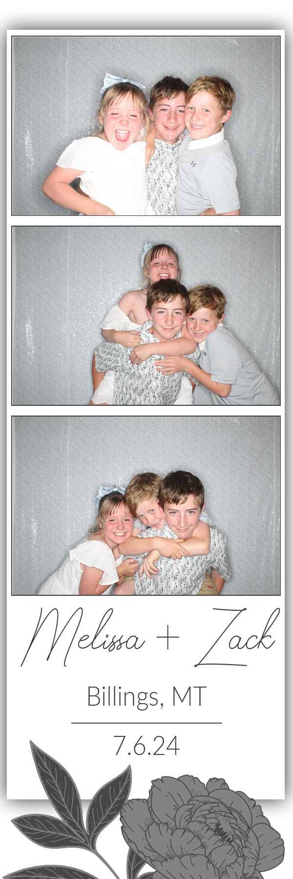 Melissa and Zack's Wedding | View more photos from the event at gallery.photoboothbillings.com/u/PhotoBoothBillings/Melissa-and-Zacks-Wedding