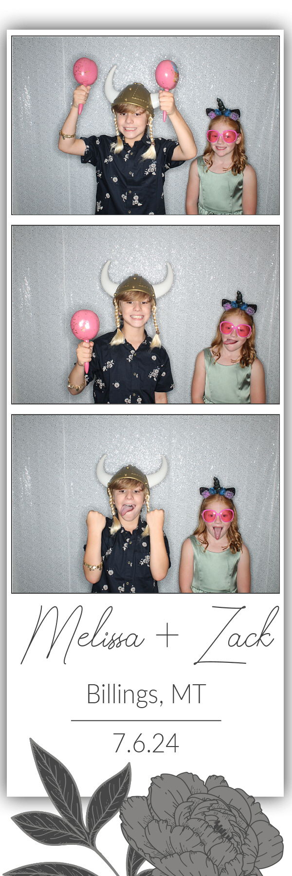 Melissa and Zack's Wedding | View more photos from the event at gallery.photoboothbillings.com/u/PhotoBoothBillings/Melissa-and-Zacks-Wedding