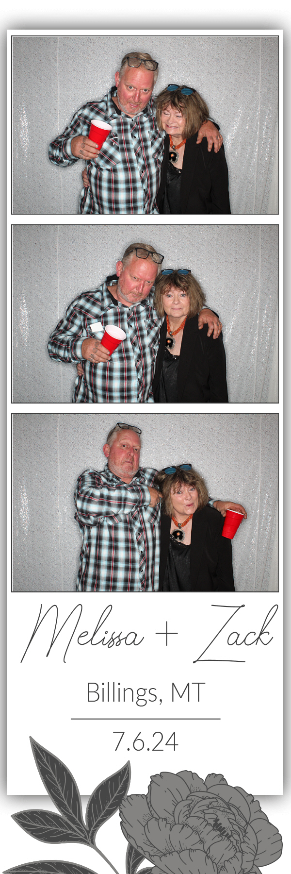 Melissa and Zack's Wedding | View more photos from the event at gallery.photoboothbillings.com/u/PhotoBoothBillings/Melissa-and-Zacks-Wedding