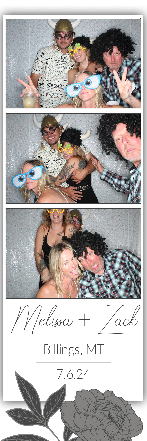 Melissa and Zack's Wedding | View more photos from the event at gallery.photoboothbillings.com/u/PhotoBoothBillings/Melissa-and-Zacks-Wedding